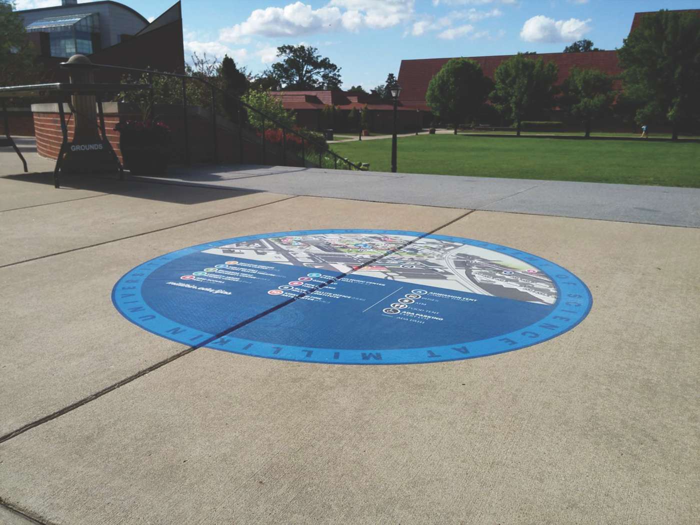 Exterior Ground Graphics for Millikin University - Decatur, IL